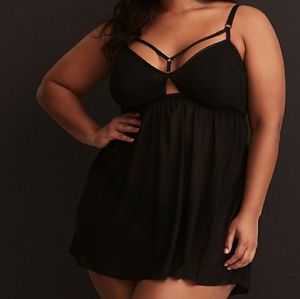Torrid Floral Lace Babydoll